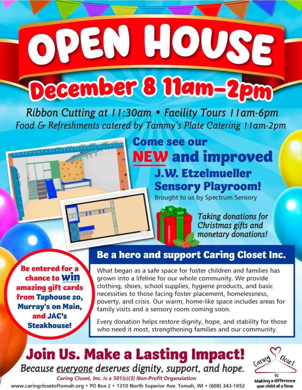 Open House Flyer Open House Flyer - December